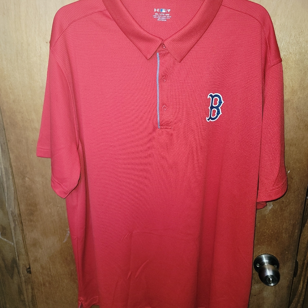 MLB UNDER ARMOUR Boston Red Sox  Polo